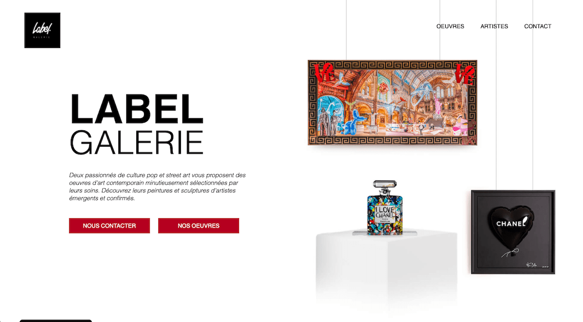 Accueil - Label Galerie